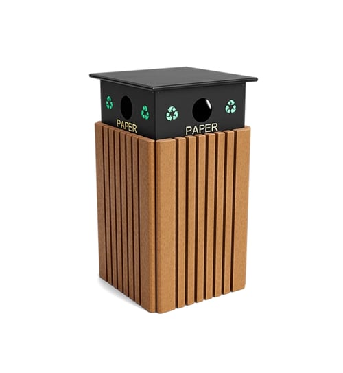 Tall 40 Gallon Recycling Receptacles